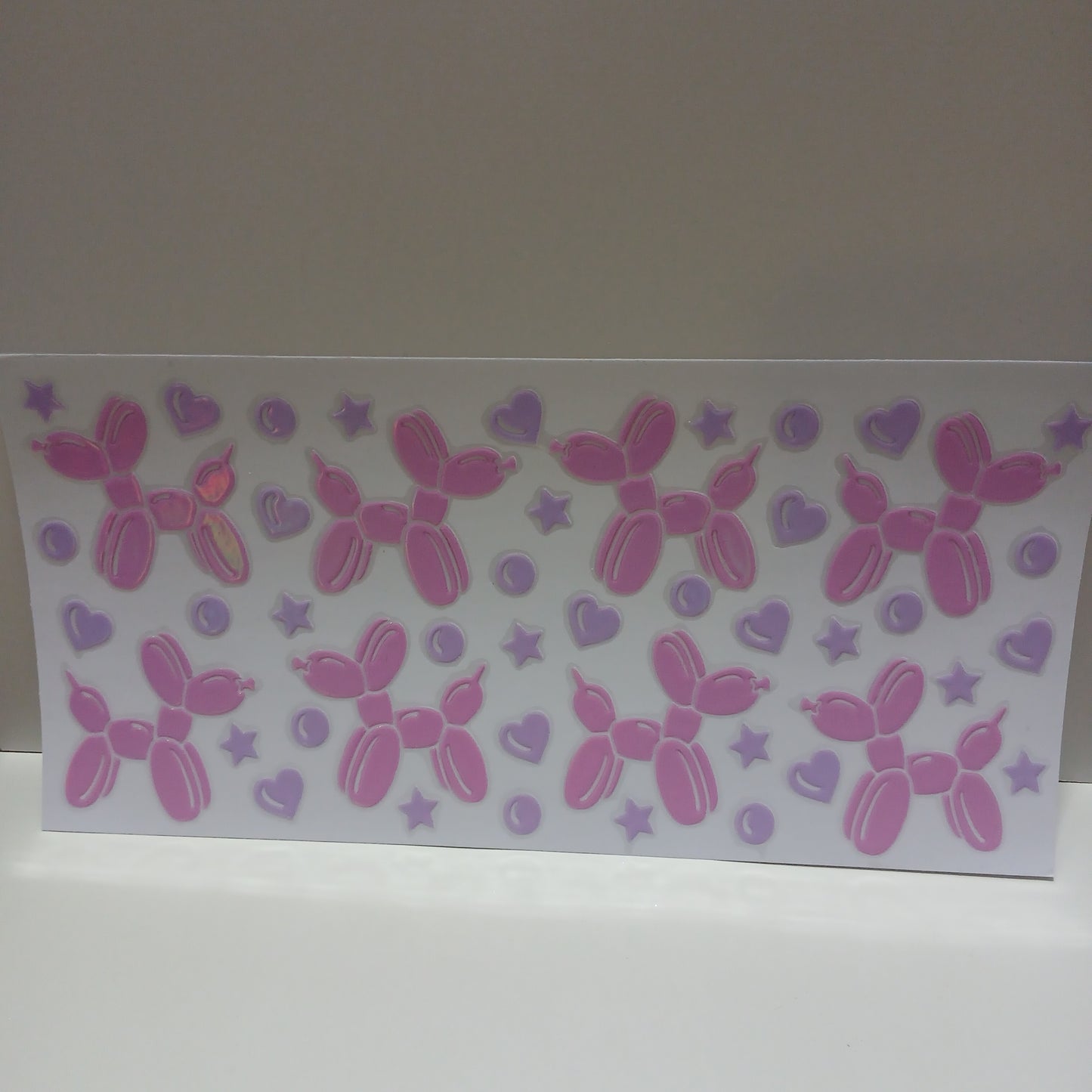 Holo balloon dogs 16oz wrap