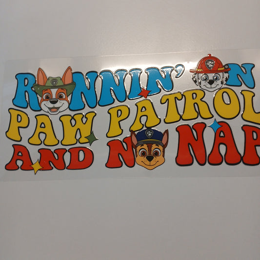 Paw no nap 16oz uvdtf wrap