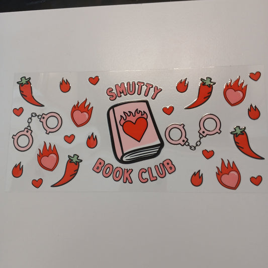 Smutty book club 16oz uvdtf wrap