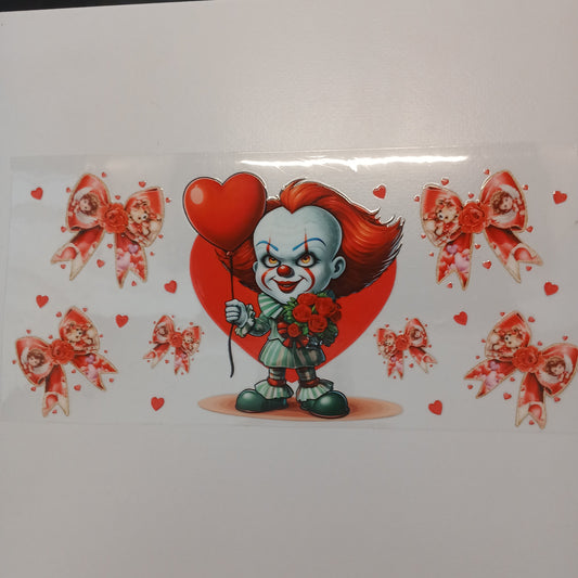 Clown 16oz uvdtf wrap
